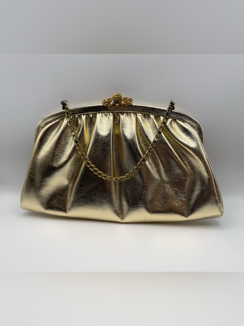 Vintage Gold Clutch